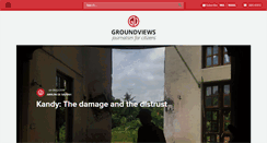 Desktop Screenshot of groundviews.org